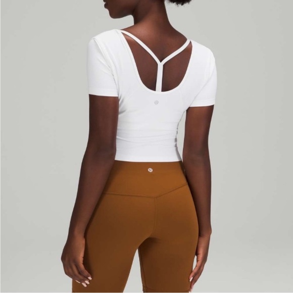 Lululemon | Align Tee | White Sz 8 - Picture 2 of 4